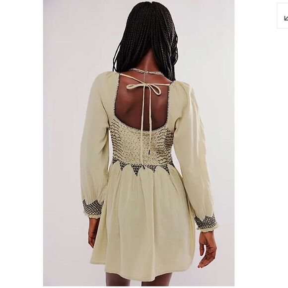 FREE PEOPLE What A Feeling Tunic - Sage Combo - Picture 1 of 9